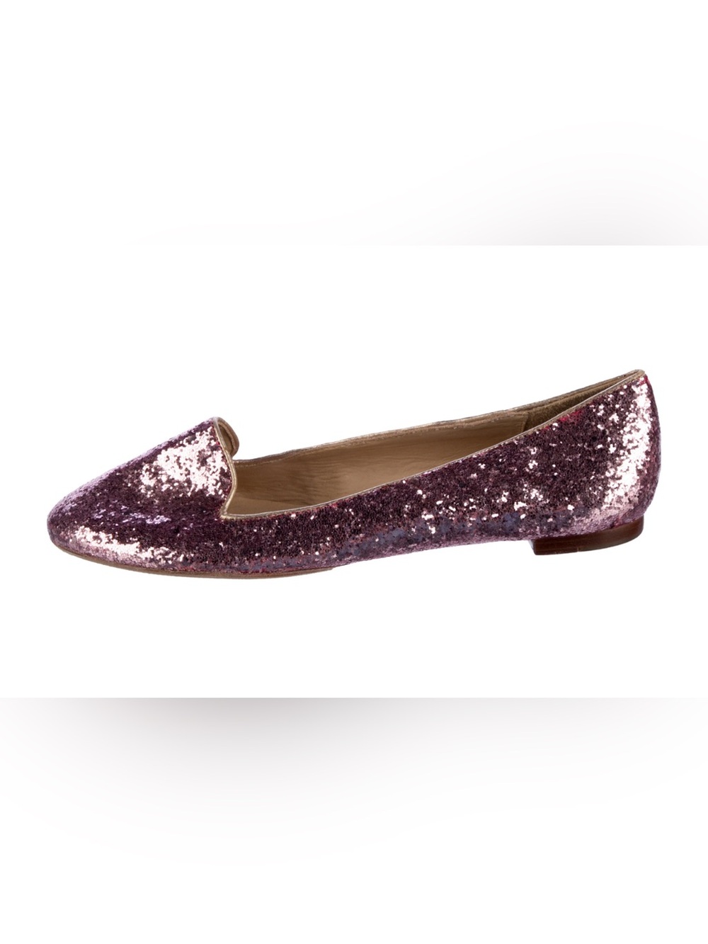 kate spade Pink Glitter Loafer Flats size 9